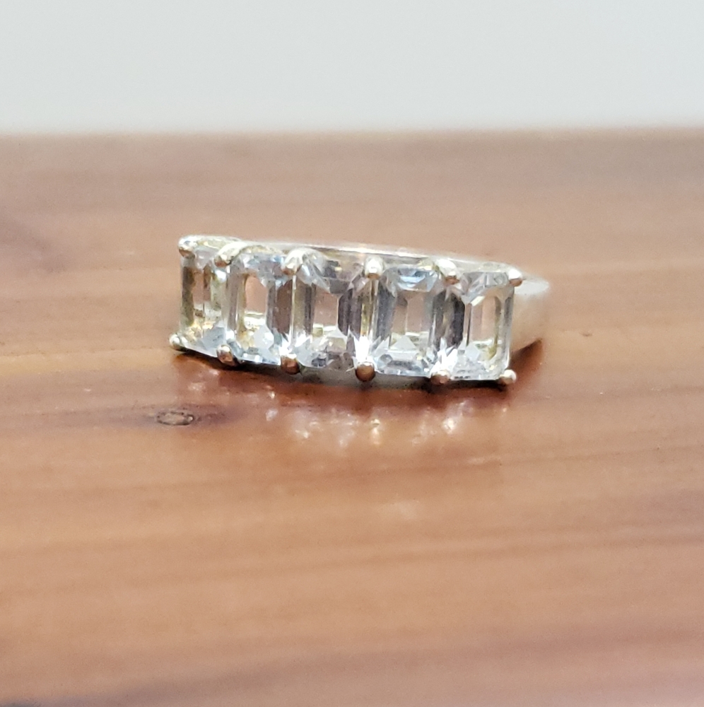 Vintage Baguette Ring 925